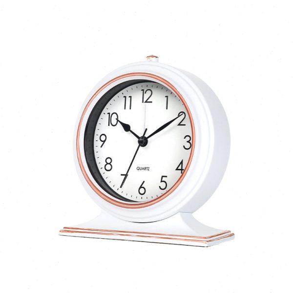 复古摆放座钟桌面小闹钟静音台式钟表卧室摆件客厅家用坐钟 床头,家居饰品,台钟/闹钟,淘宝优惠券,粉丝福利购,淘宝优惠卷