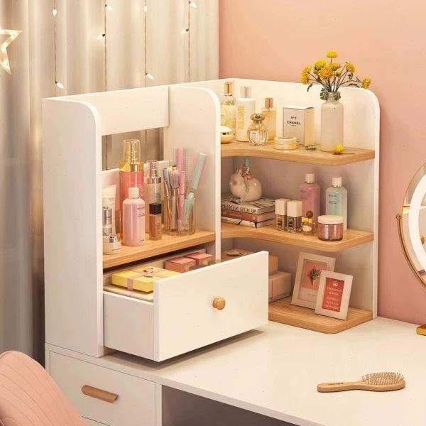 桌面书架转角置物架公室工位学生书桌储物柜桌上拐角书柜收纳柜,收纳整理,书桌收纳置物架,淘宝优惠券,粉丝福利购,淘宝优惠卷