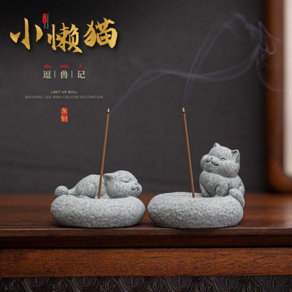 国潮风青砂石可爱香插可养茶宠创意室内茶室茶桌公室桌面小摆件,饰品/流行首饰/时尚饰品新,摆件,淘宝优惠券,粉丝福利购,淘宝优惠卷