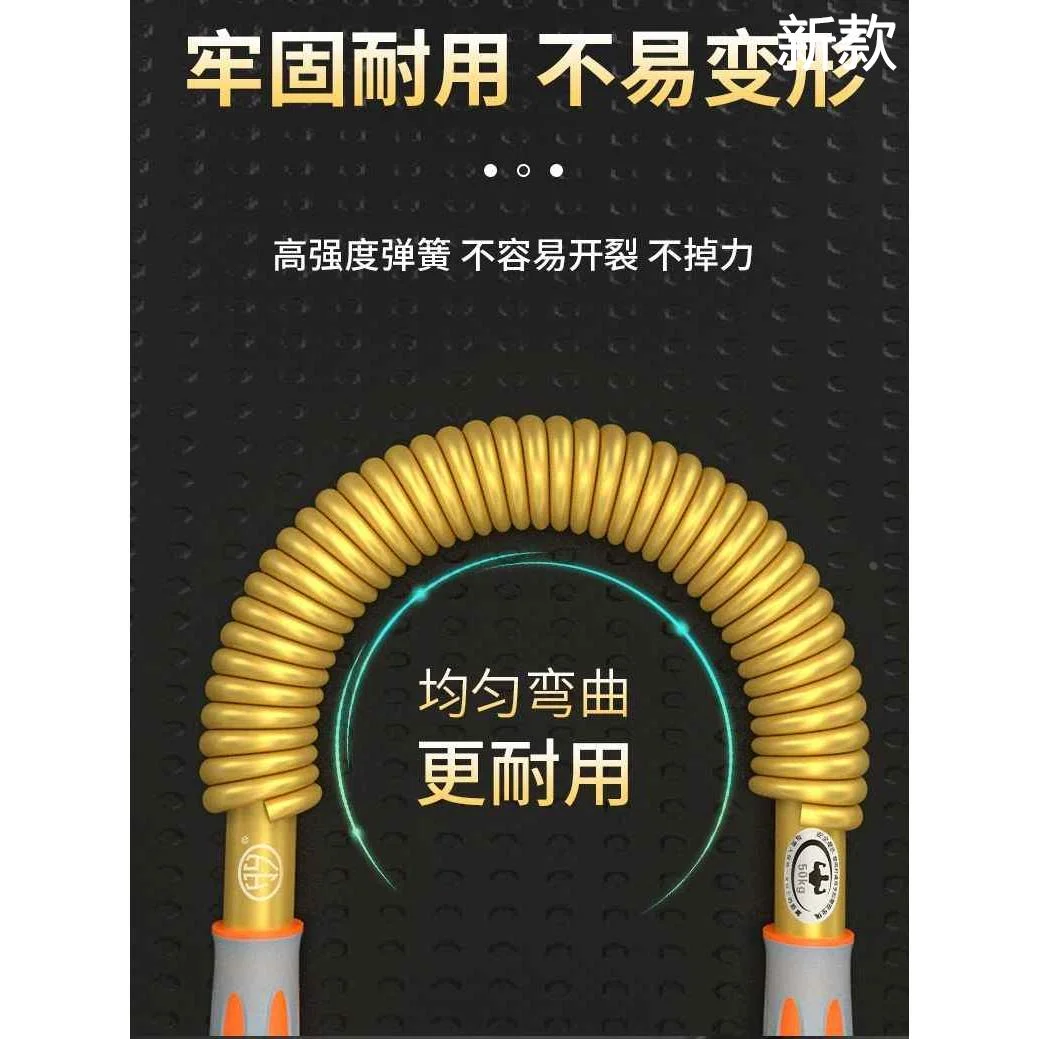 昊鹰金色臂力器挑战正品新款出口抖音快手网红握力棒刚哥红色新款