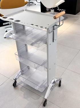 理发店潮款杠车车铝合车金不锈工具推QKM发廊专用剪钢发收纳美发