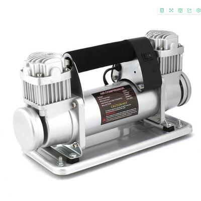 车载充高气泵双缸2v大功率压汽车气用打气1泵冲RY-65621磅suv加气