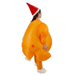 节日具派对活服装万圣节卡通道年会演充出搞怪动鼻涕虫LFR火鸡气