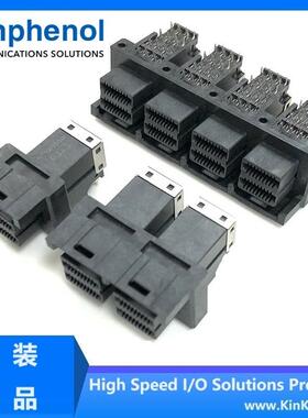 AmphnolSF-8643MiniSAS36P1*4F连接器G40He13331HRSFT-C