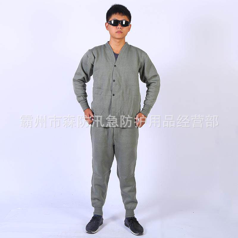 老式绒衣45445矿矿工下作业保暖绒衣煤户外保暖服劳井保衣绒裤男