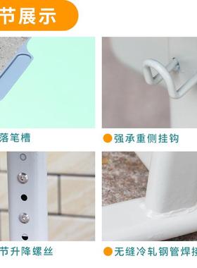 生厂家直供QWW中小学家绿色课桌椅批用量学习桌套装辅导班学习桌