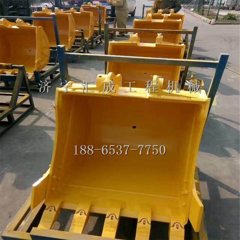 专业C生挖掘机挖斗E290土方加斗挖挖斗铲斗掘机配件强1.3方耐磨斗