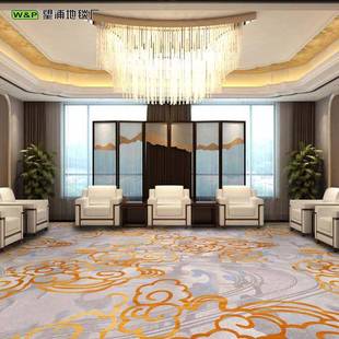 店宴会地毯1000尼龙防污耐客脏地100%毯走廊房会议g室满铺拼接酒