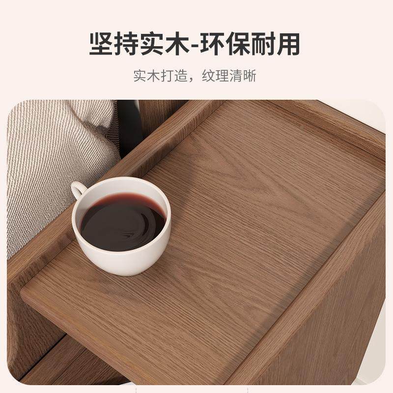 实木床头柜迷你型极m窄床边柜超窄0公分KLR30小c窄边夹2缝置物架