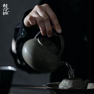 全KJIO手陶壶手藤提梁编电陶炉烧工水壶煮茶壶家用工茶道配件