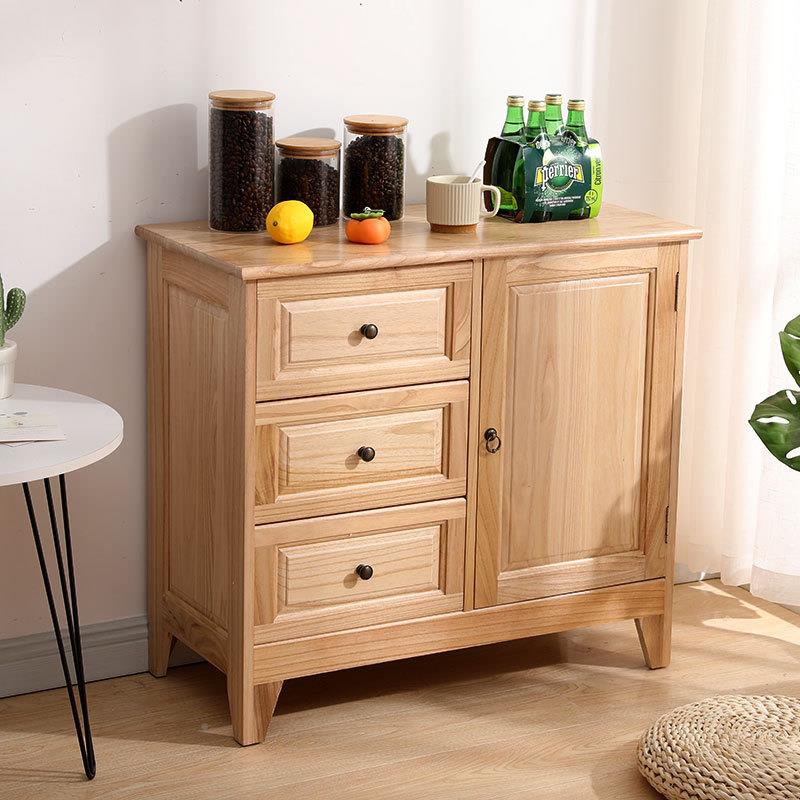 斗纳柜实木美式F97M8559餐边卧柜收储物柜茶水柜黑色室靠客厅墙小