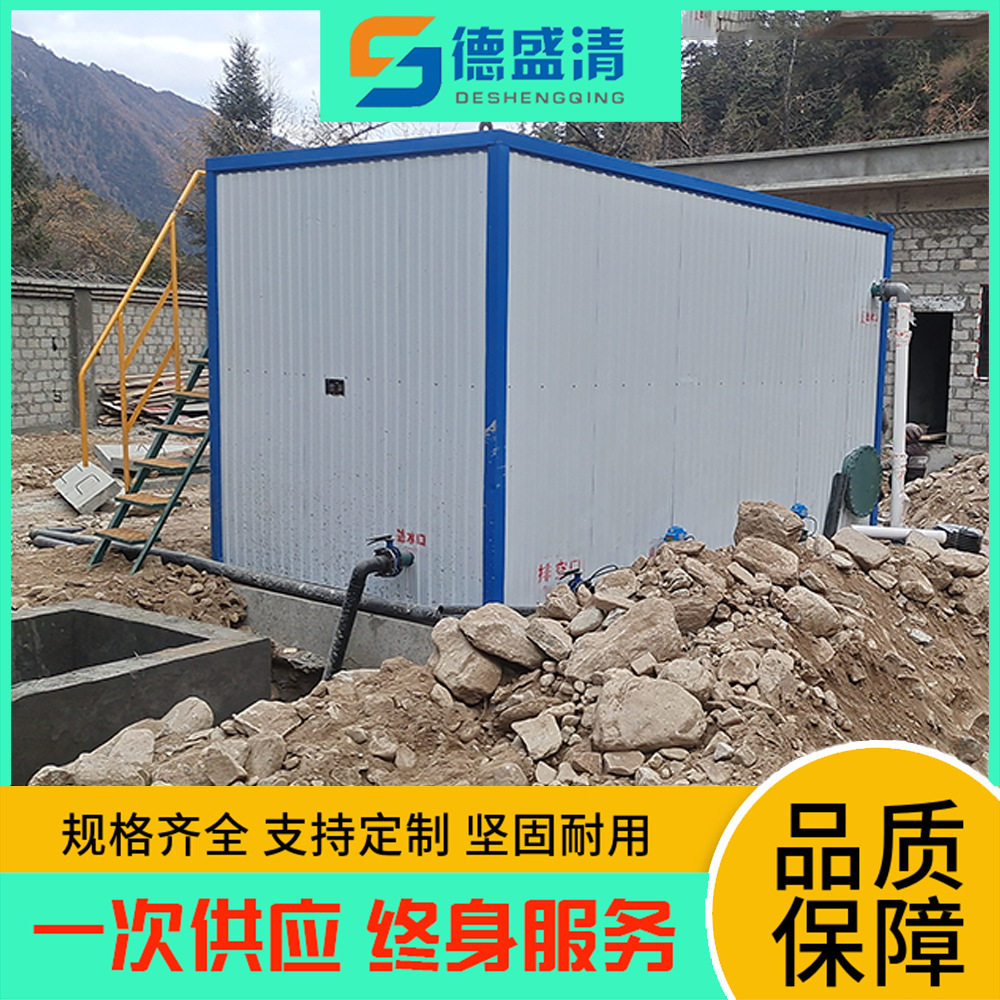 青岛德盛清 工地生活饮用水净化设备 一体化集装箱式设计