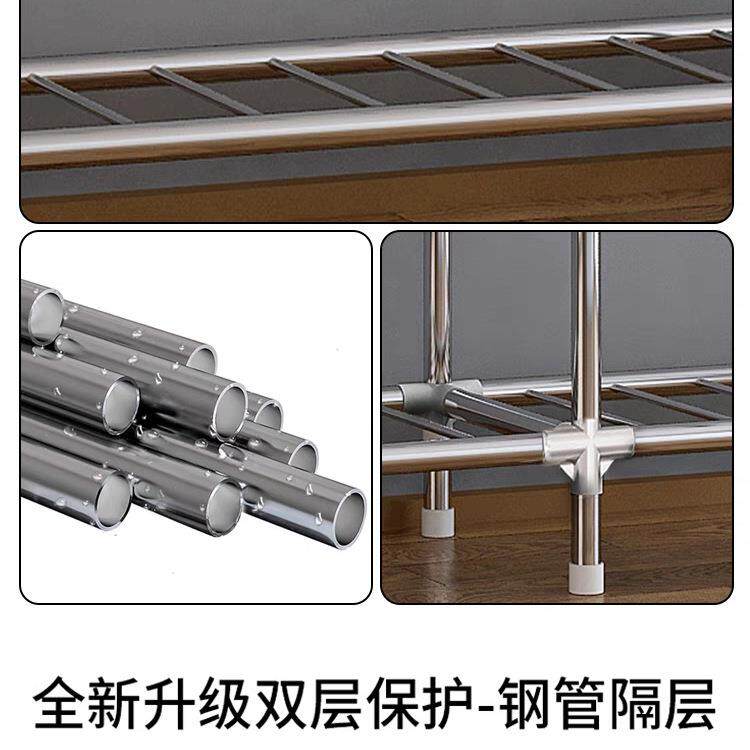 钢管加厚加固钢架布大衣柜易装衣柜卧室家985用租房耐用组挂简长