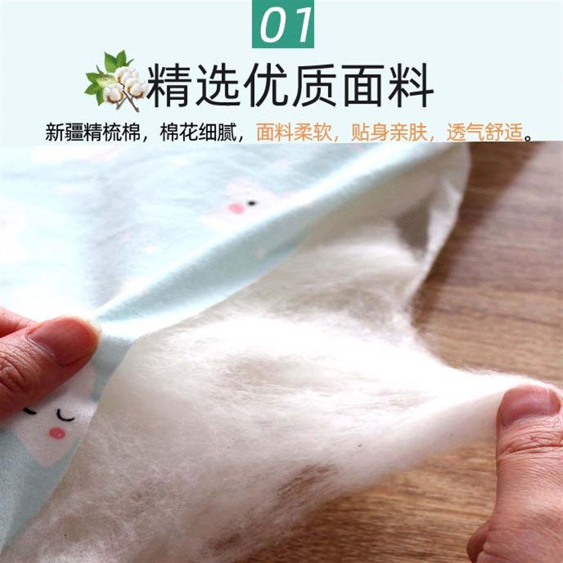 新生儿手工棉花包被婴儿初生冬款产房外岀加厚抱被盖被薄款春秋款