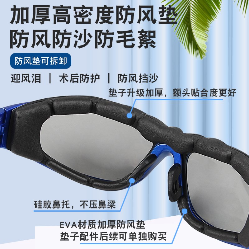 专业骑行防风眼镜男偏光摩托车护目镜女挡风沙夜视风镜电动车墨镜