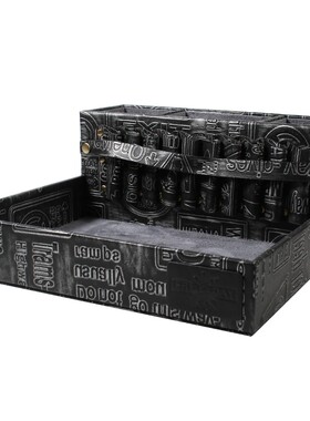 美发工具收纳架发廊理发店滚梳梳子专用理发剪刀架电推剪吹风机盒