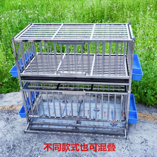 双层鸡笼双层不锈钢鸡笼家用大号多层鸡舍兔笼子