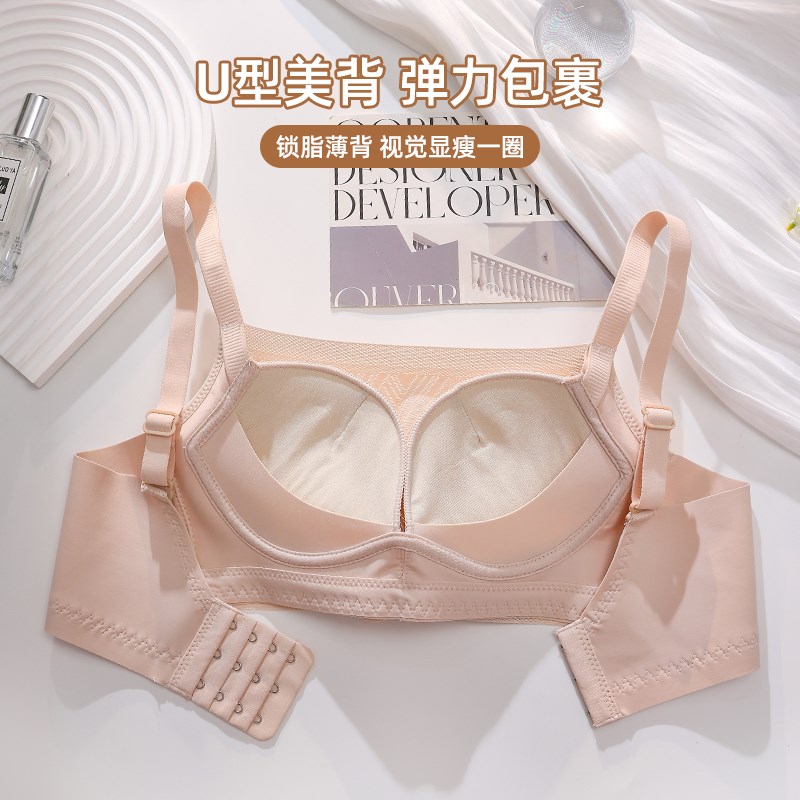 白色抹胸内衣女聚拢小胸薄款2025新款爆款防走光胸罩带裹胸式文胸
