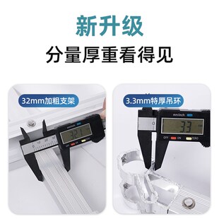 包安装阳台伸缩晾衣架户外折叠晾衣杆家用推拉式窗外室外晒衣架