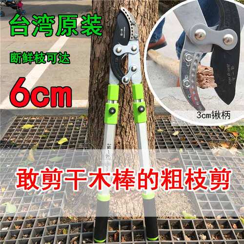 台湾进口果树剪粗枝剪伸缩剪粗树枝剪枝剪刀 省力高枝剪修枝大剪