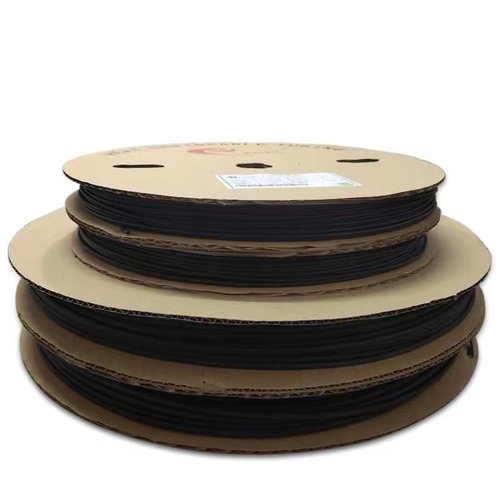 超薄环保热缩管绝缘套管cb收缩管1.0mm-12mm黑色塑料伸缩电线套管