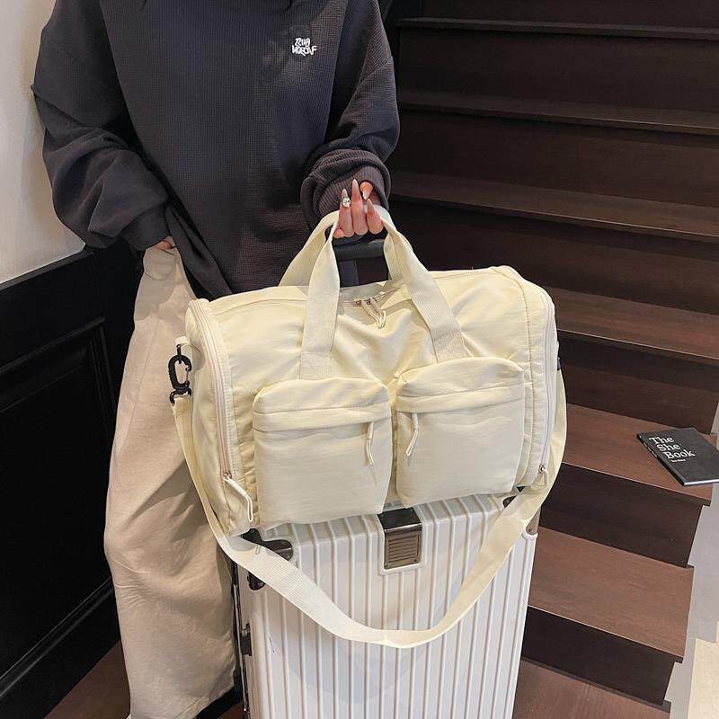 折叠旅行包小号轻便手提行李包薄荷绿行李箱搭配包短途旅游行李袋