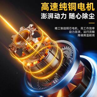 吹风工业载小型家电脑吸尘器OOQ吹雪机除尘机 车锂电鼓风机充电式