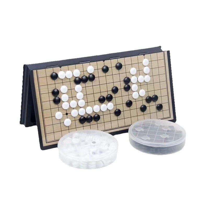 六一儿童磁性棋围棋五子棋套装折叠棋盘学生初学者黑白棋子送教程