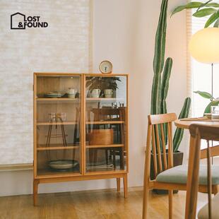失物招领 家人展具柜 实木家具现代轻奢餐边柜厨房柜子储物柜收纳