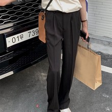 秋冬款西裤男直筒宽松垂坠感商务休闲G裤免烫西装裤加绒长裤高级