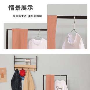 晾衣架落地家用可移动卧室凉衣y架阳台挂衣服架子室内简易杆衣帽