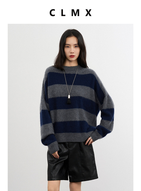 CLMX时髦造型直筒皮短裤pu皮宽松裤型尽显长腿线条秋冬通勤裤子女