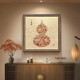 风水画金葫芦壁画中古玄关挂画入户沙发走廊酒店公司会客厅通用