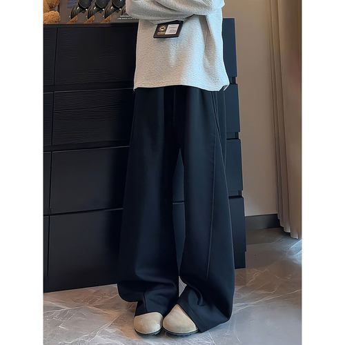 运动卫裤男款垂感慵懒松弛感裤子