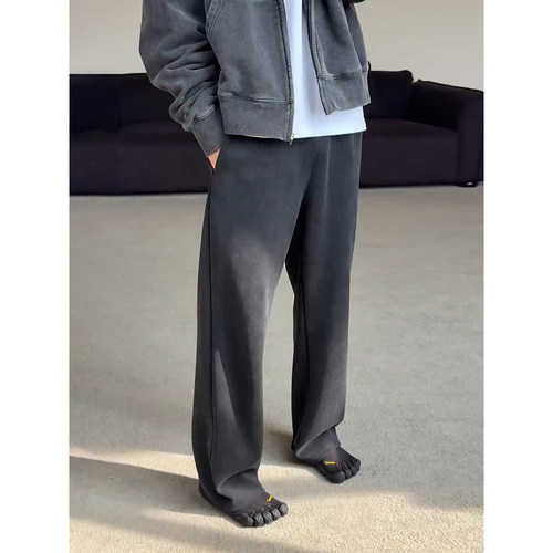 美式运动卫裤垂感慵懒松弛感裤子