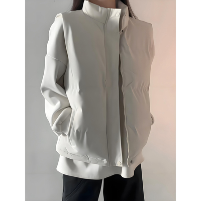 立领羽绒棉服马甲男无袖坎肩背心