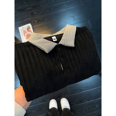 polo衫卫衣男款加绒加厚长袖t恤