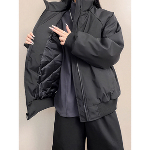 三防美式飞行夹克羽绒服男冬季加厚保暖棉服外套立领派克工装棉袄