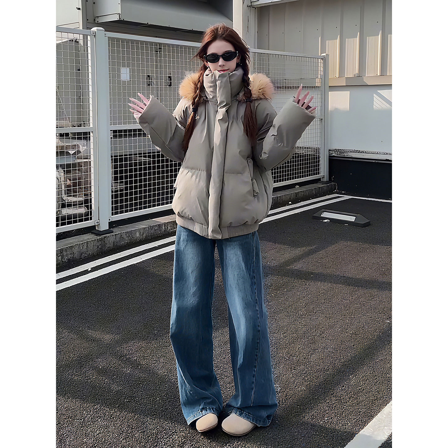 加厚羽绒棉服男冬季连帽棉衣外套