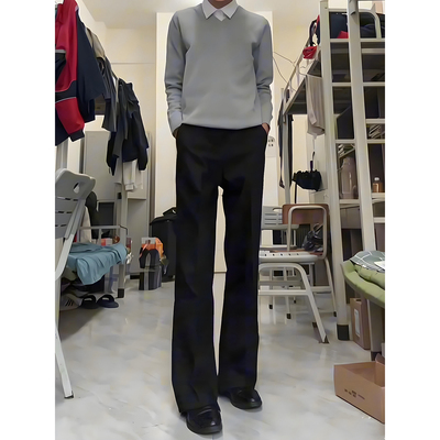 微喇西裤男款加厚高个子加长裤子