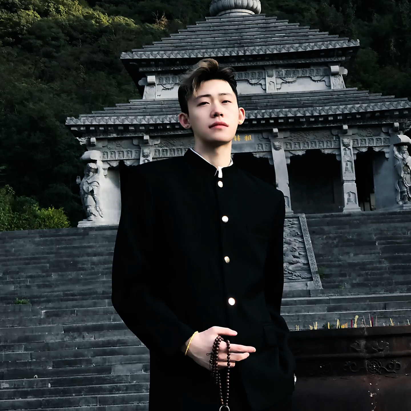 新中式西装外套订婚男装衬衫夹克