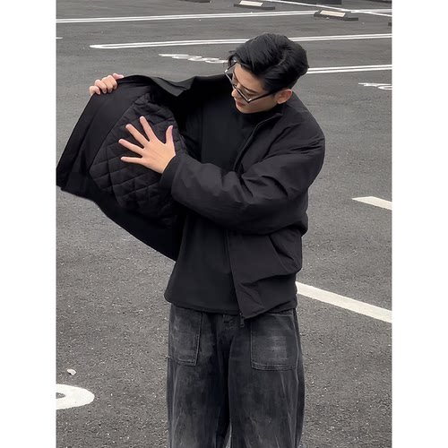 飞行夹克棉服男款美式bomber外套