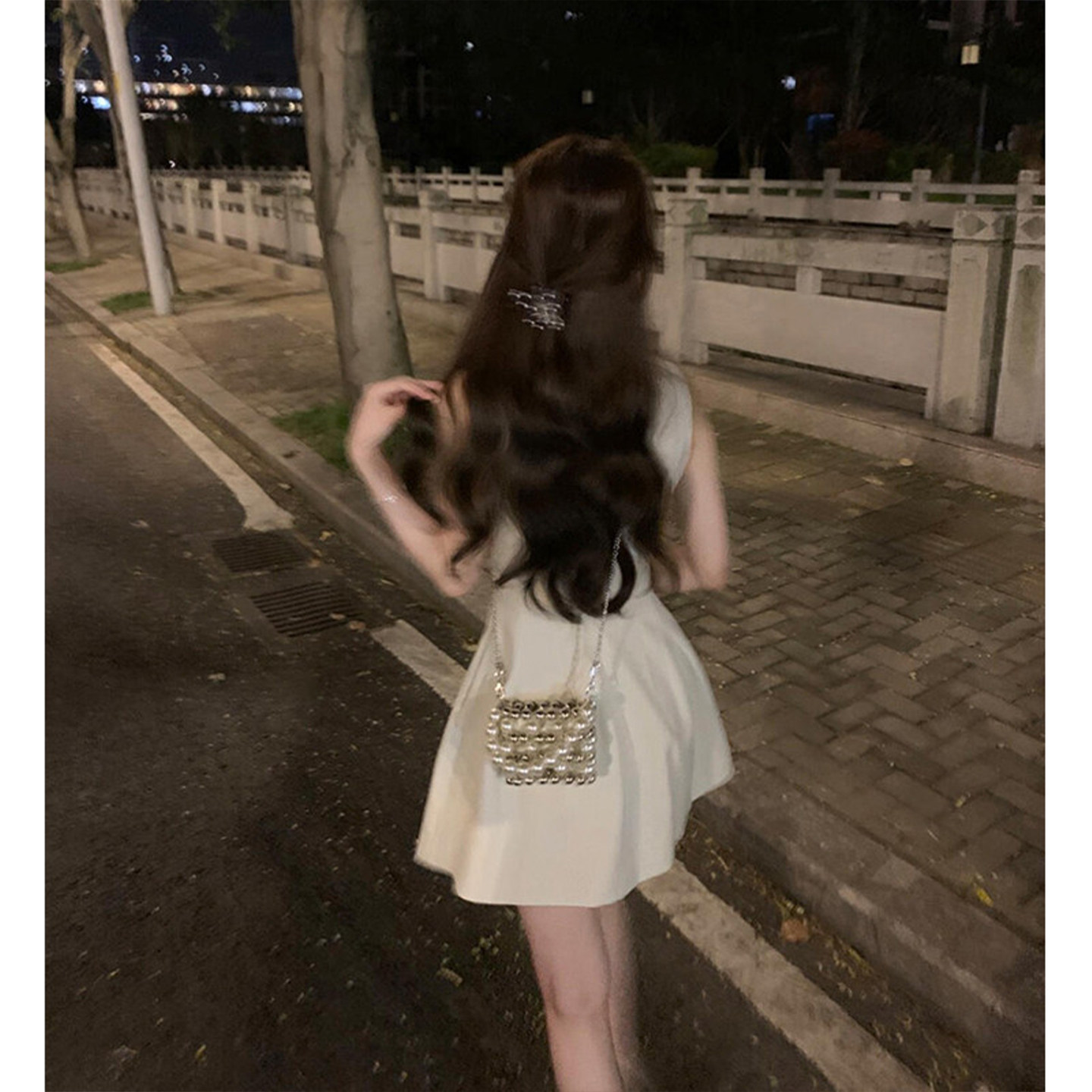 无袖背心连衣裙修身赠运费险图片