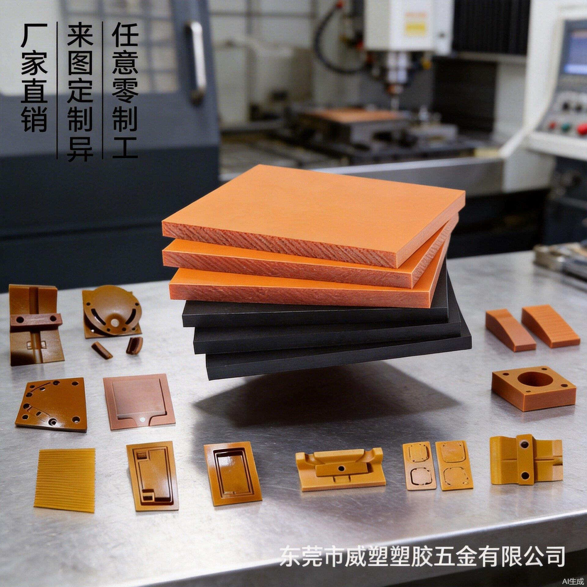 电木板加工定制耐温绝缘板黑色酚醛板cnc精雕刻夹具电木板定制