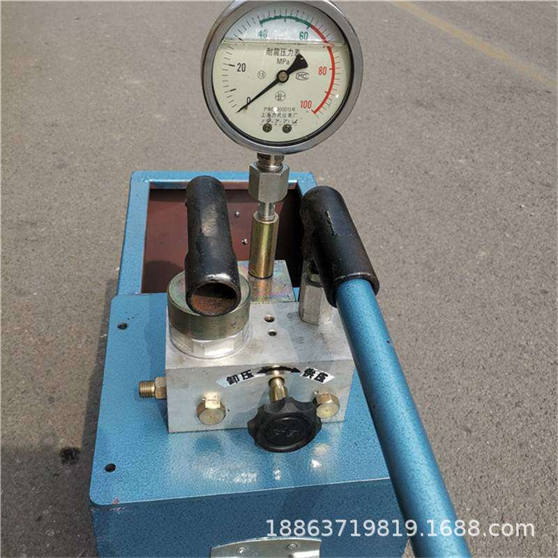2SYB-40手动双缸打压泵 管道测漏仪器 2SYB-60水压测试机现货