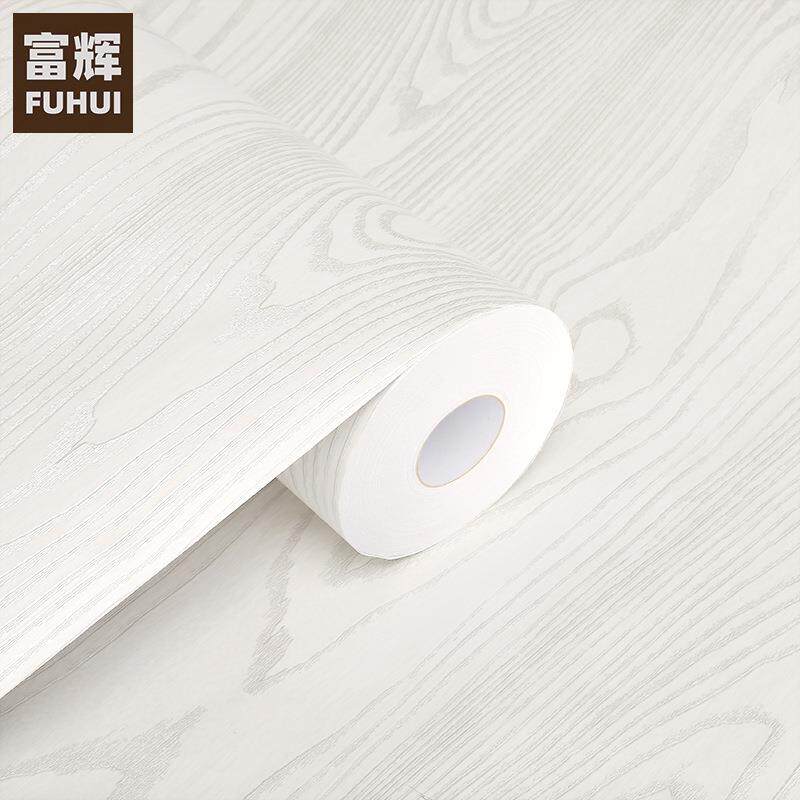 洒银木纹墙纸自粘加厚防水衣柜家具翻新壁纸桌面餐桌PVC木纹贴纸