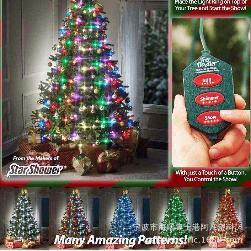 TV圣诞节串灯TreeDazzler圣诞树装饰彩灯串LED节日彩灯