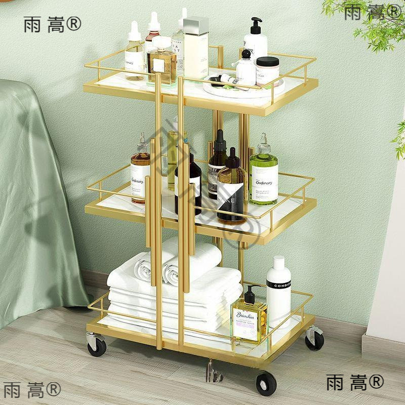 院小推车美甲美睫纹绣时尚置物架轻奢仪器收纳架可移动工具车