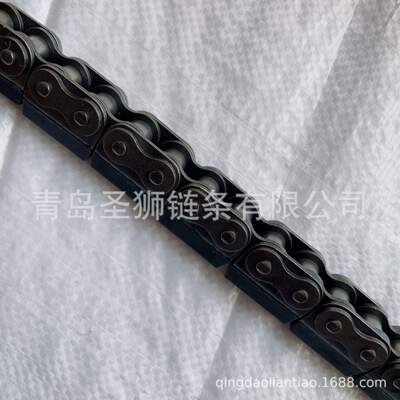 10A10B G1G2单双排橡胶盖板链玻璃机械陶瓷机械专用U型盖板输送链