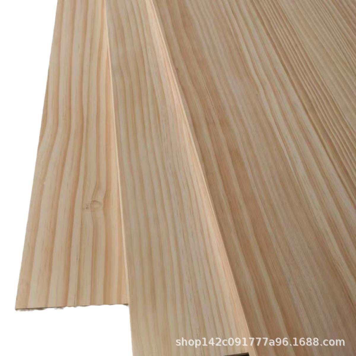 樟子松实木直拼板集成板原木色用于榻榻米香樟木直拼板